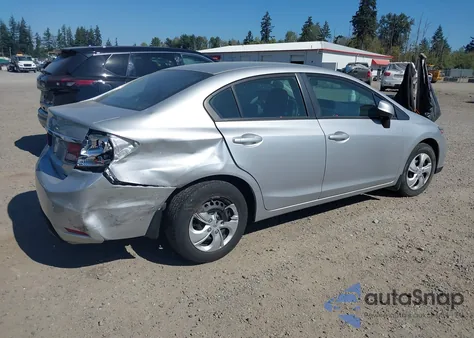 2013 Honda Civic Lx из США, поврежденный, VIN 2HGFB2F50DH559652